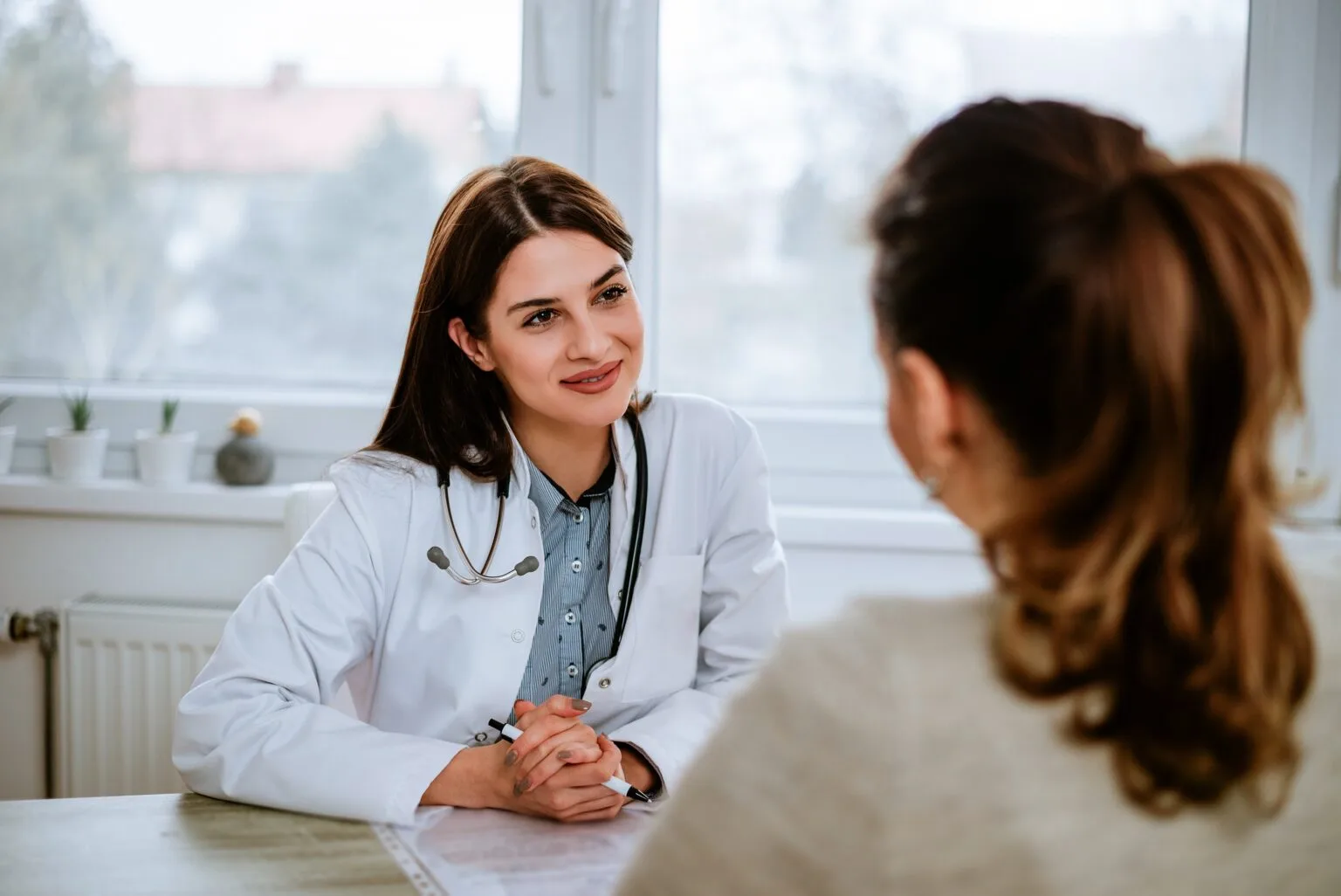 doctor with patient