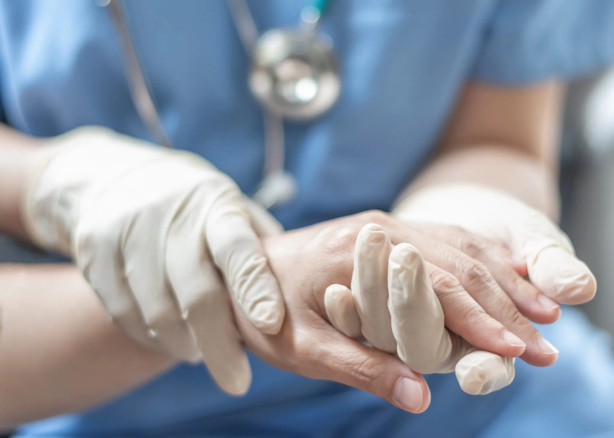 Nurse hands