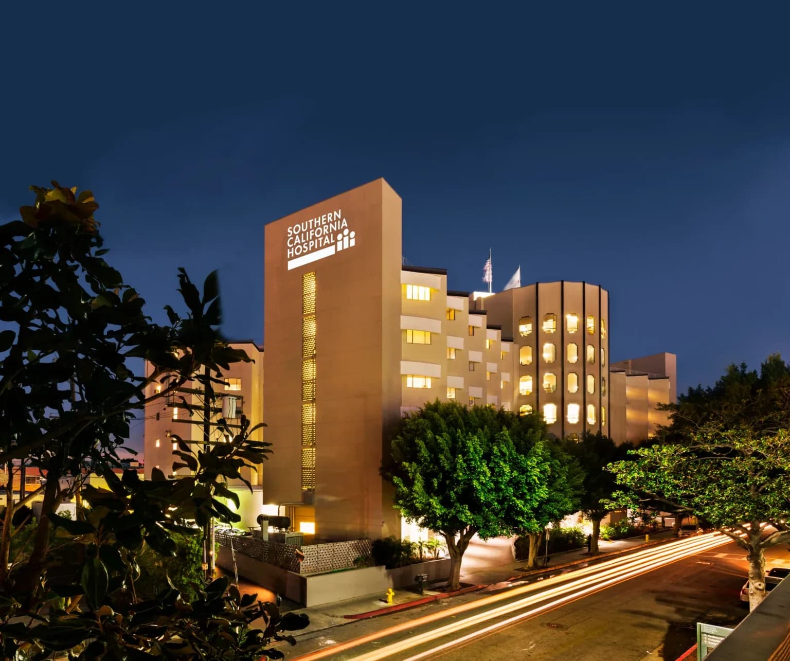 SCH Culver City Hospital Photo at Night