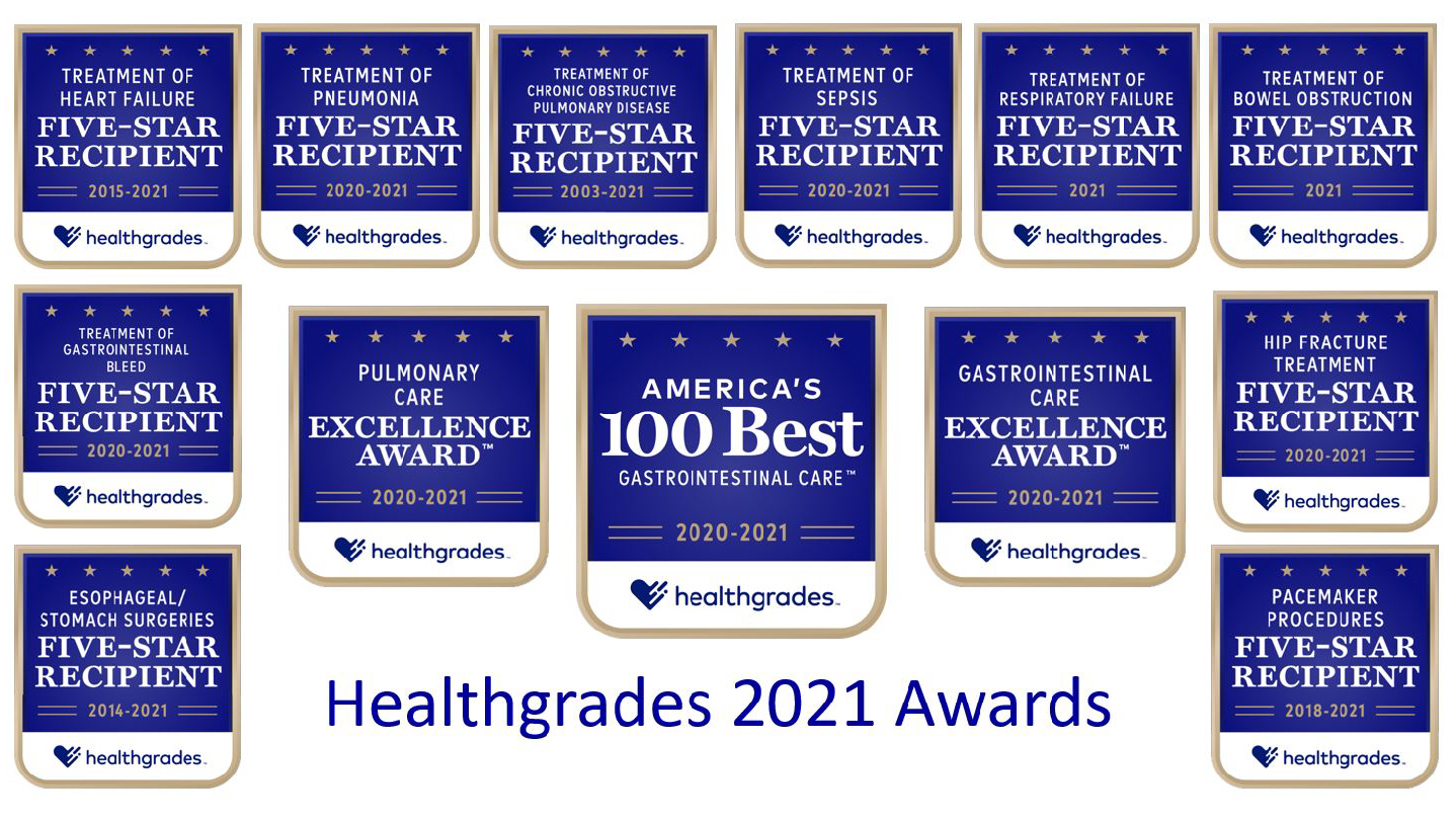 Southern California Hospital at Hollywood Named One of America's 100 Best Hospitals for Gastrointestinal Care and Receives 11 Additional National Clinical Awards
